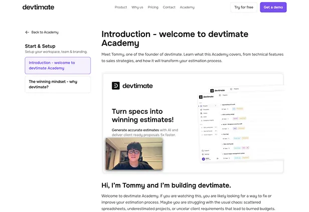 Estimation resources & guides