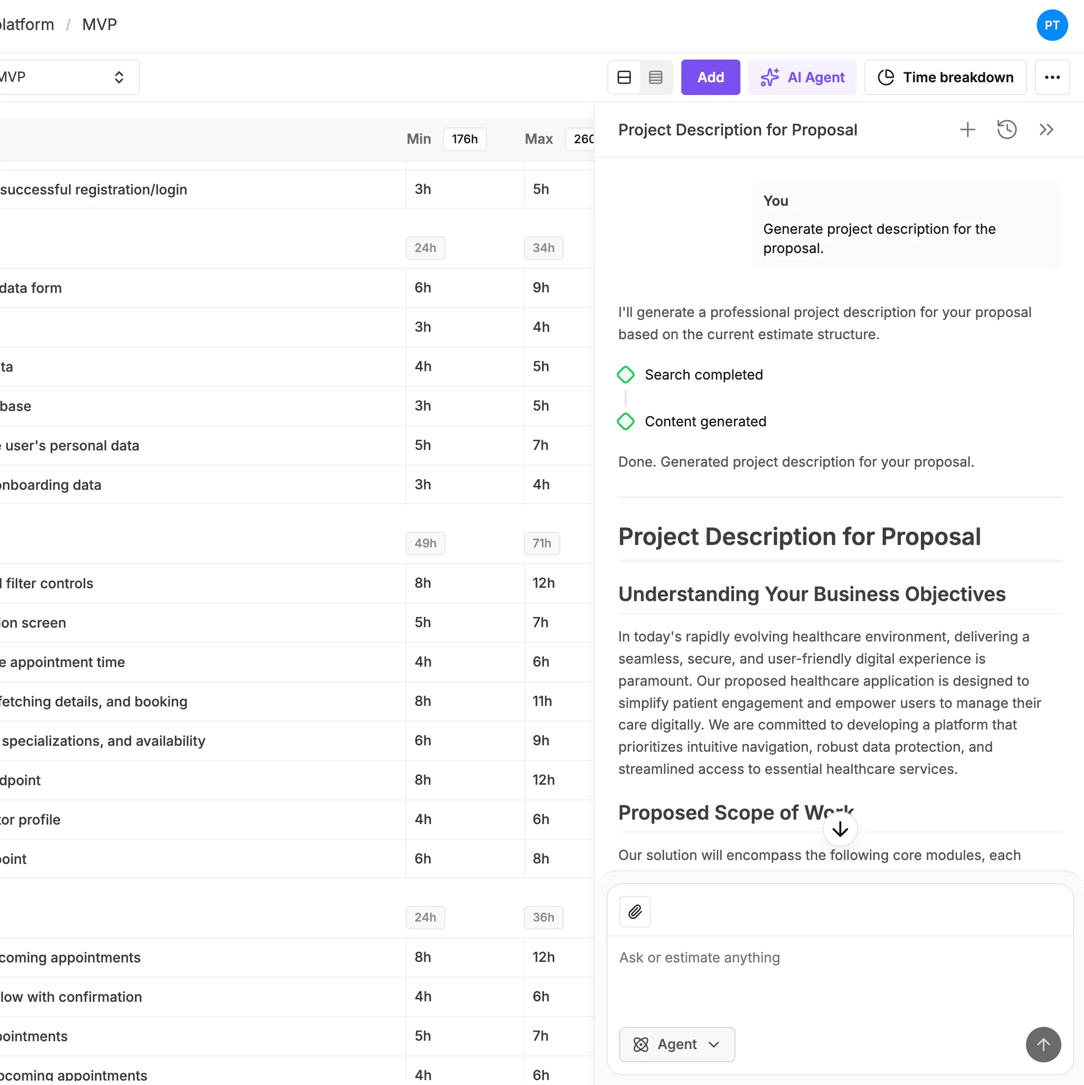 Generate textual content